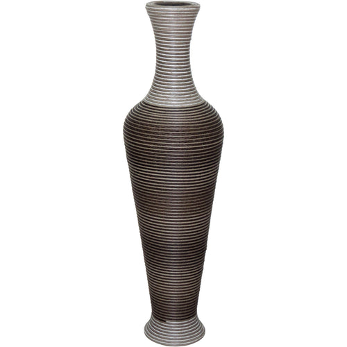 Garrafa Decorativa Plástica Cinza 100x30cm à Prova de Vazamentos