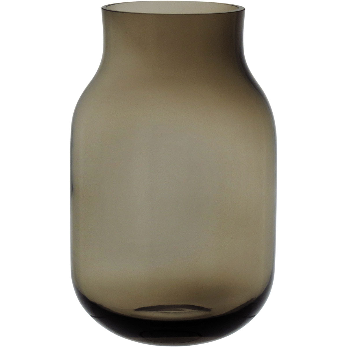 Vaso Vidro 28x12x12cm Fumê