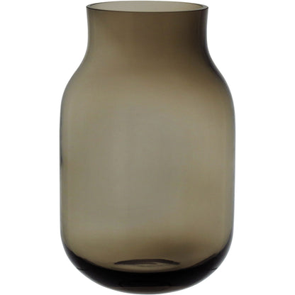 Vaso Vidro 28x12x12cm Fumê