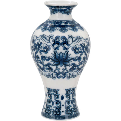 Vaso de Cerâmica Azul 14x8x8cm para Decoração Elegante
