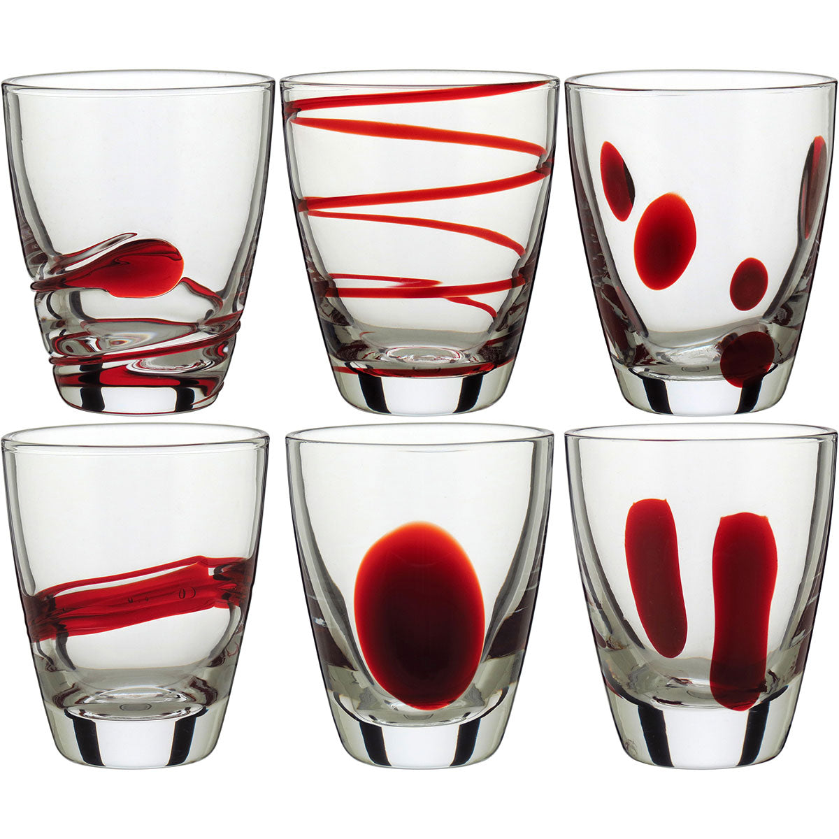 Conjunto 6 Copos de Licor Vidro Transparente 90ml 7x6x6cm