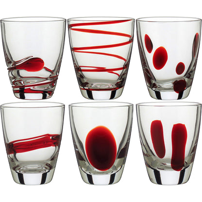 Conjunto 6 Copos de Licor Vidro Transparente 90ml 7x6x6cm