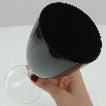 Jogo de Taças de Água Vidro Preto 480ml 6 Peças 20x9x9cm