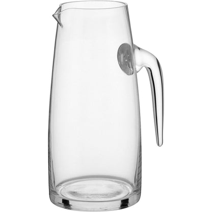 Jarra de Vidro Transparente 1,2L com Bico Antiderrame 21x14cm