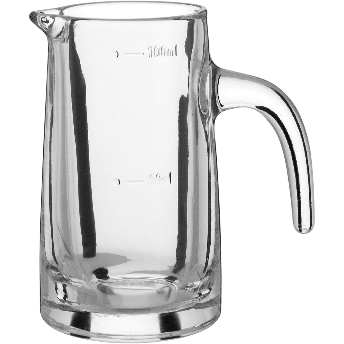 Mini Jarra de Vidro Transparente 100ml 9x10x5cm para Sucos e Molhos