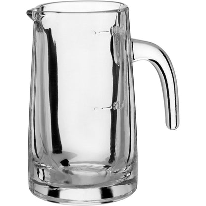 Mini Jarra de Vidro Transparente 100ml 9x10x5cm para Sucos e Molhos