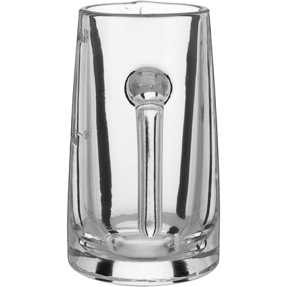 Mini Jarra de Vidro Transparente 100ml 9x10x5cm para Sucos e Molhos