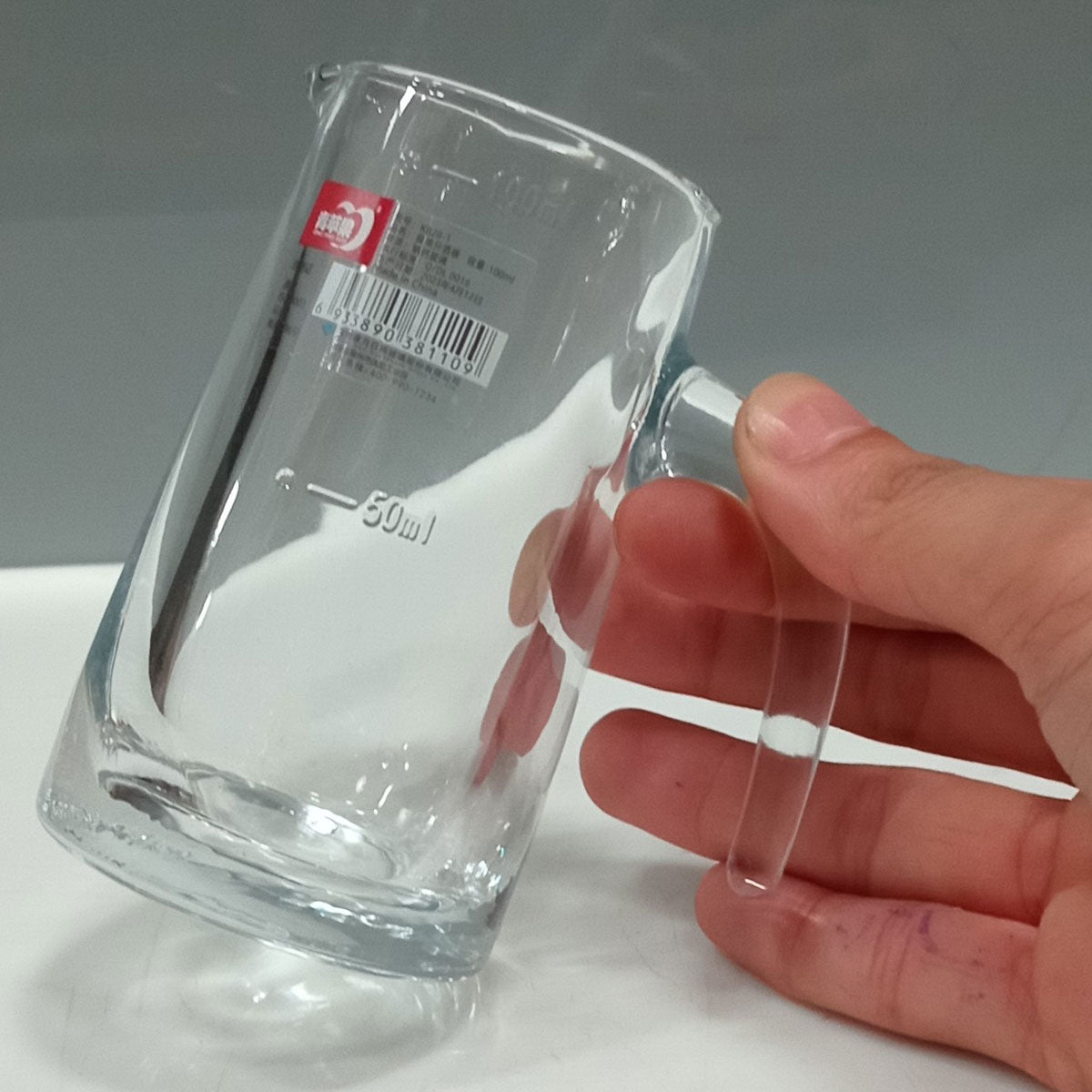 Mini Jarra de Vidro Transparente 100ml 9x10x5cm para Sucos e Molhos