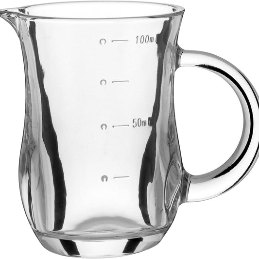 Mini Jarra de Vidro 100ml Transparente 9x8x6cm para Sucos e Molhos