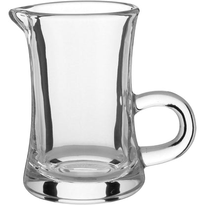 Mini Jarra de Vidro Transparente 100ml 8x9x5cm para Sucos e Molhos