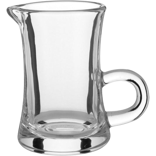 Mini Jarra de Vidro Transparente 100ml 8x9x5cm para Sucos e Molhos