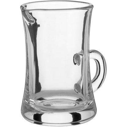 Mini Jarra de Vidro Transparente 100ml 8x9x5cm para Sucos e Molhos