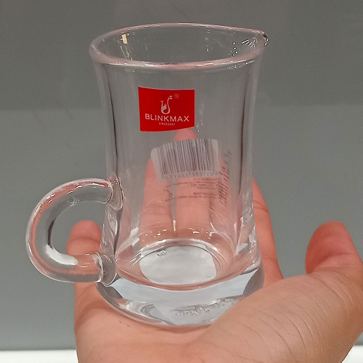 Mini Jarra de Vidro Transparente 100ml 8x9x5cm para Sucos e Molhos