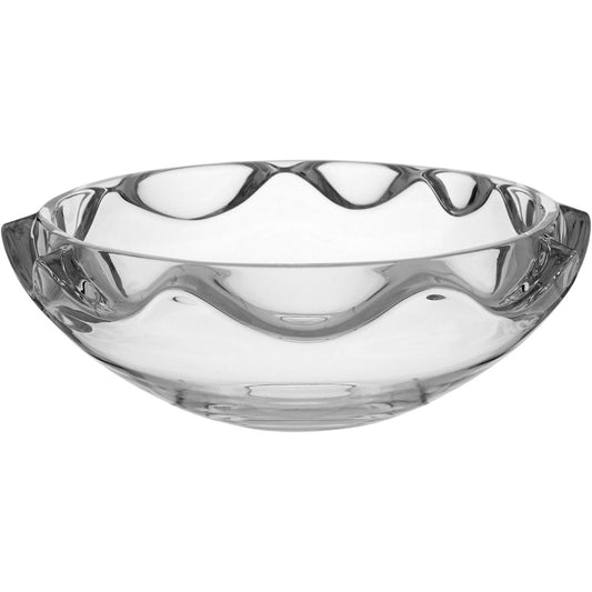 Centro de Mesa em Vidro Transparente Cancan 11x32cm Decorativo