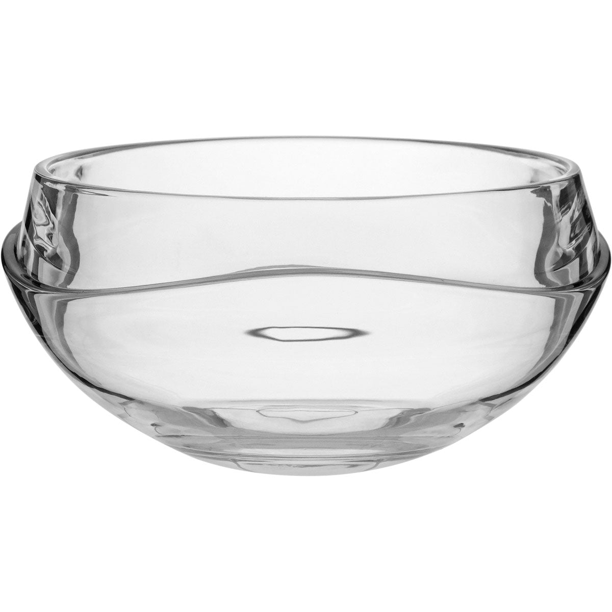 Centro de Mesa de Vidro Transparente 12x24cm Decorativo