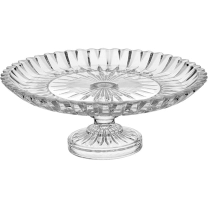 Centro de Mesa Decorativo em Vidro Transparente 11x30cm Elegante