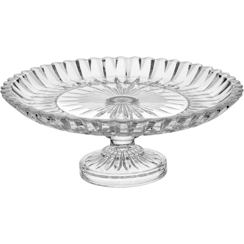 Centro de Mesa Decorativo em Vidro Transparente 11x30cm Elegante