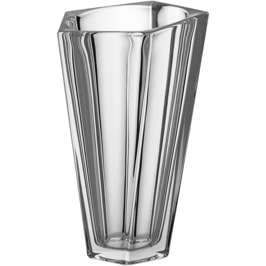 Vaso de Vidro Transparente Oasis 30x17cm para Decoração Elegante