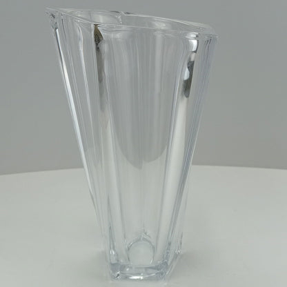 Vaso de Vidro Transparente Oasis 30x17cm para Decoração Elegante