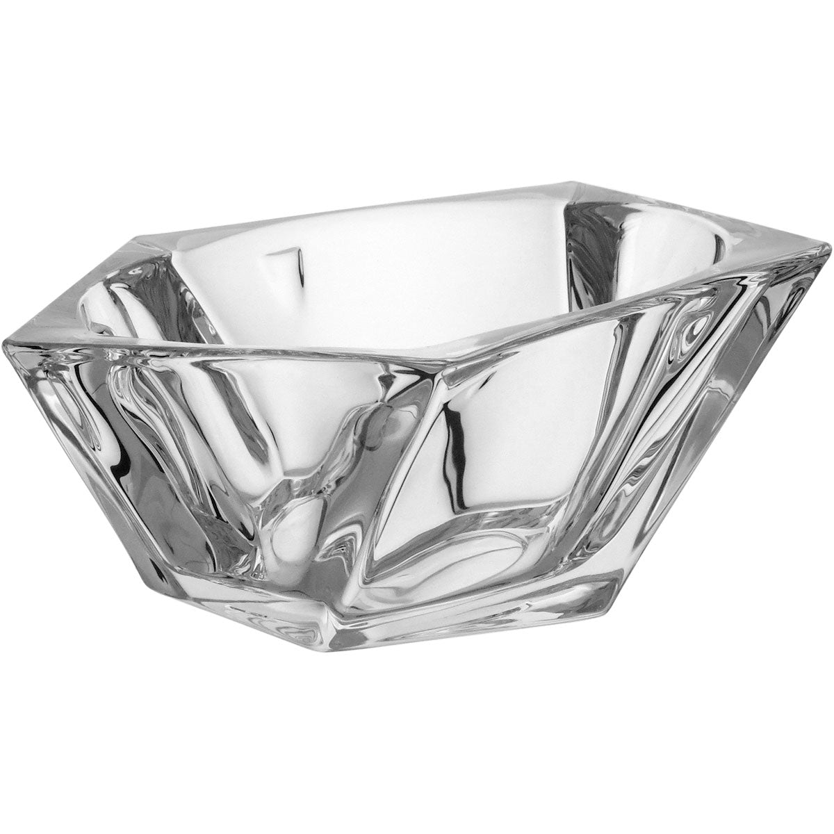 Potiche de Vidro Transparente Oasis 15x20cm com Tampa