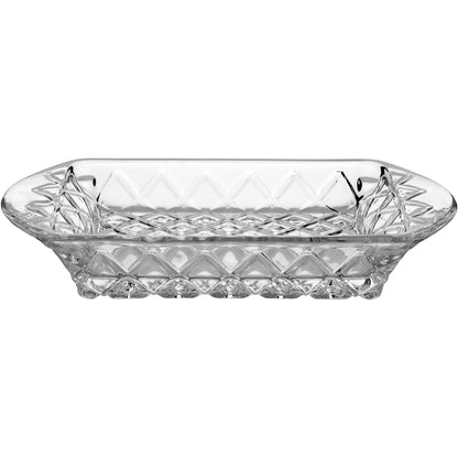 Manteigueira de Vidro Transparente 9x17cm - Elegante e Funcional