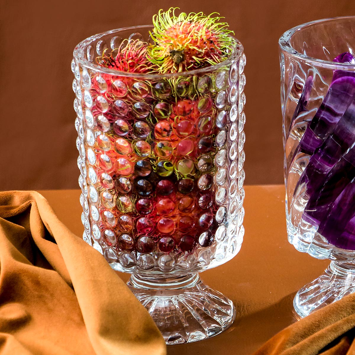 Vaso Vidro 18x10x10cm Transparente