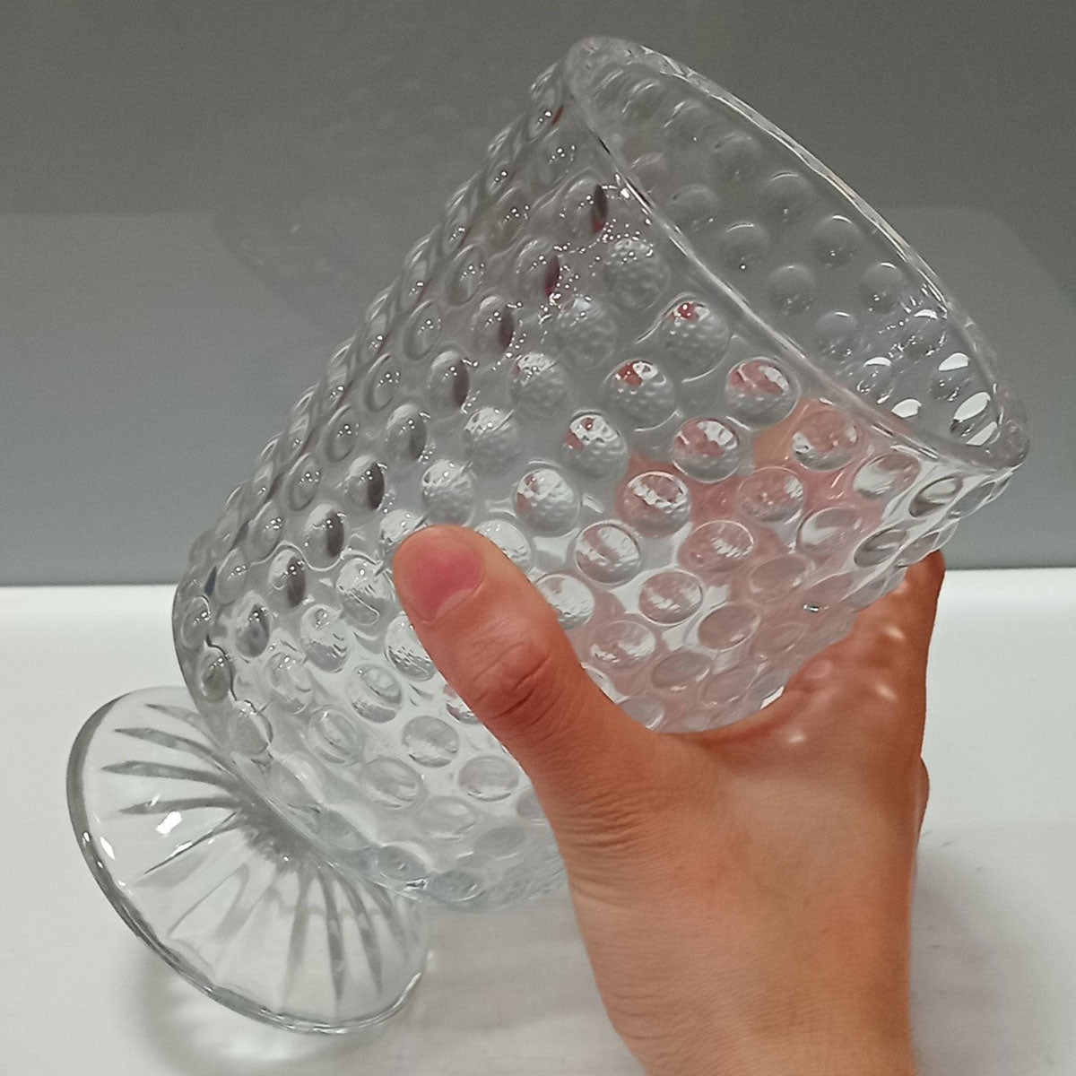 Vaso Vidro 18x10x10cm Transparente