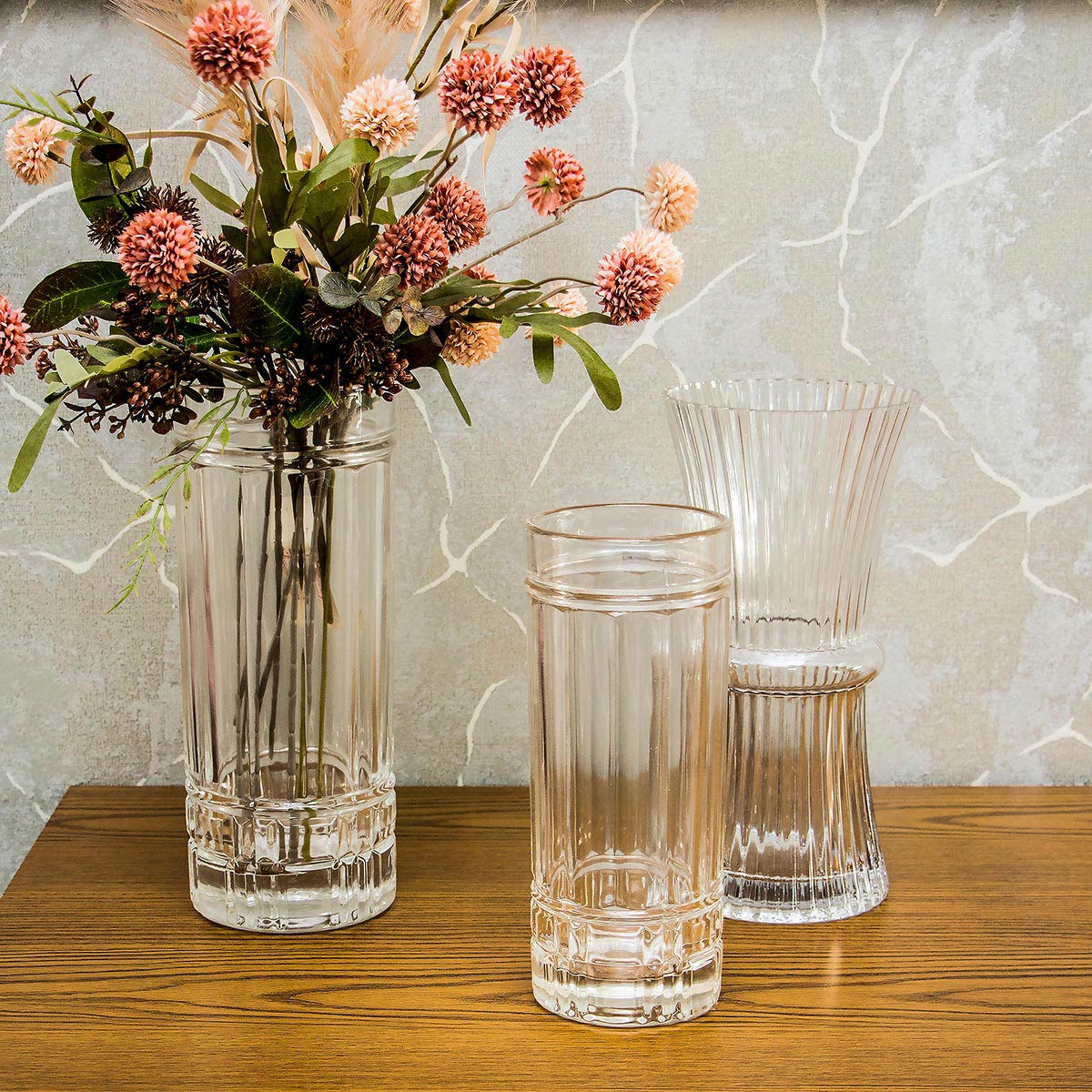 Vaso Vidro 24x10x10cm Transparente