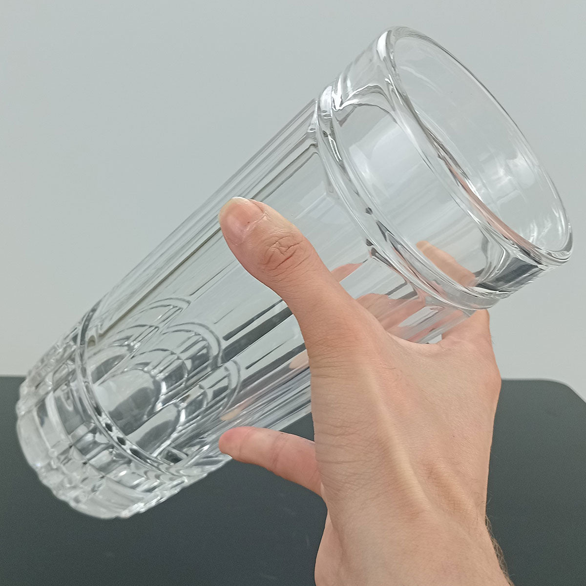 Vaso Vidro 24x10x10cm Transparente