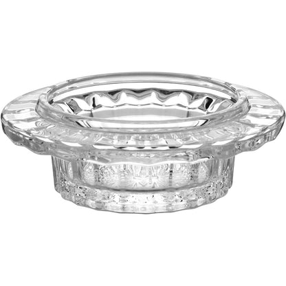 Manteigueira de Vidro Transparente 13x12x12cm com Tampa - Elegante