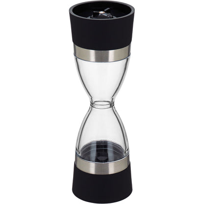 Moedor de Pimenta Plástico Transparente 18cm - Compacto e Ajustável