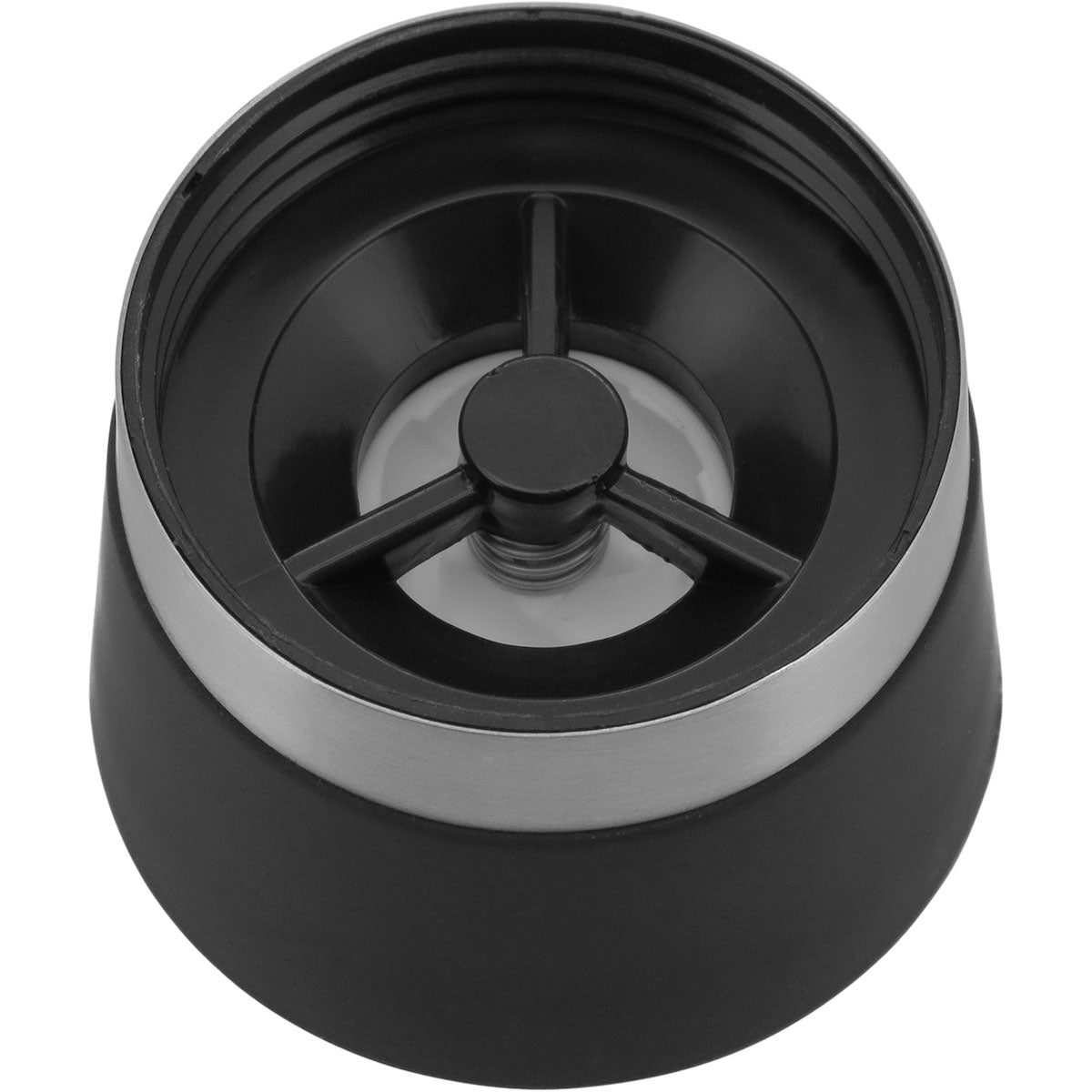 Moedor de Pimenta Plástico Transparente 18cm - Compacto e Ajustável