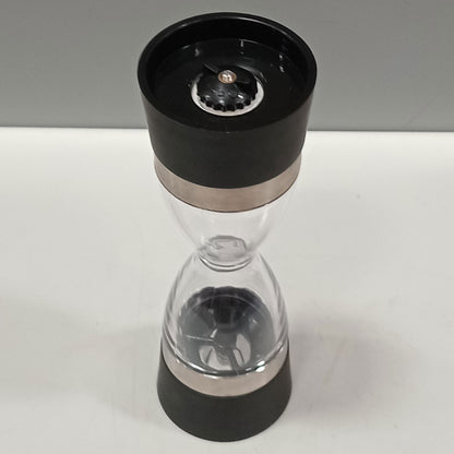 Moedor de Pimenta Plástico Transparente 18cm - Compacto e Ajustável