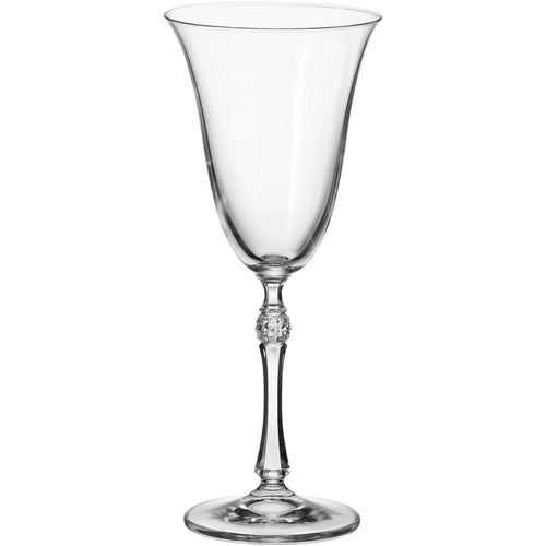 Conjunto 6 Taças Água Bohemia Parus Cristal 350ml Transparente