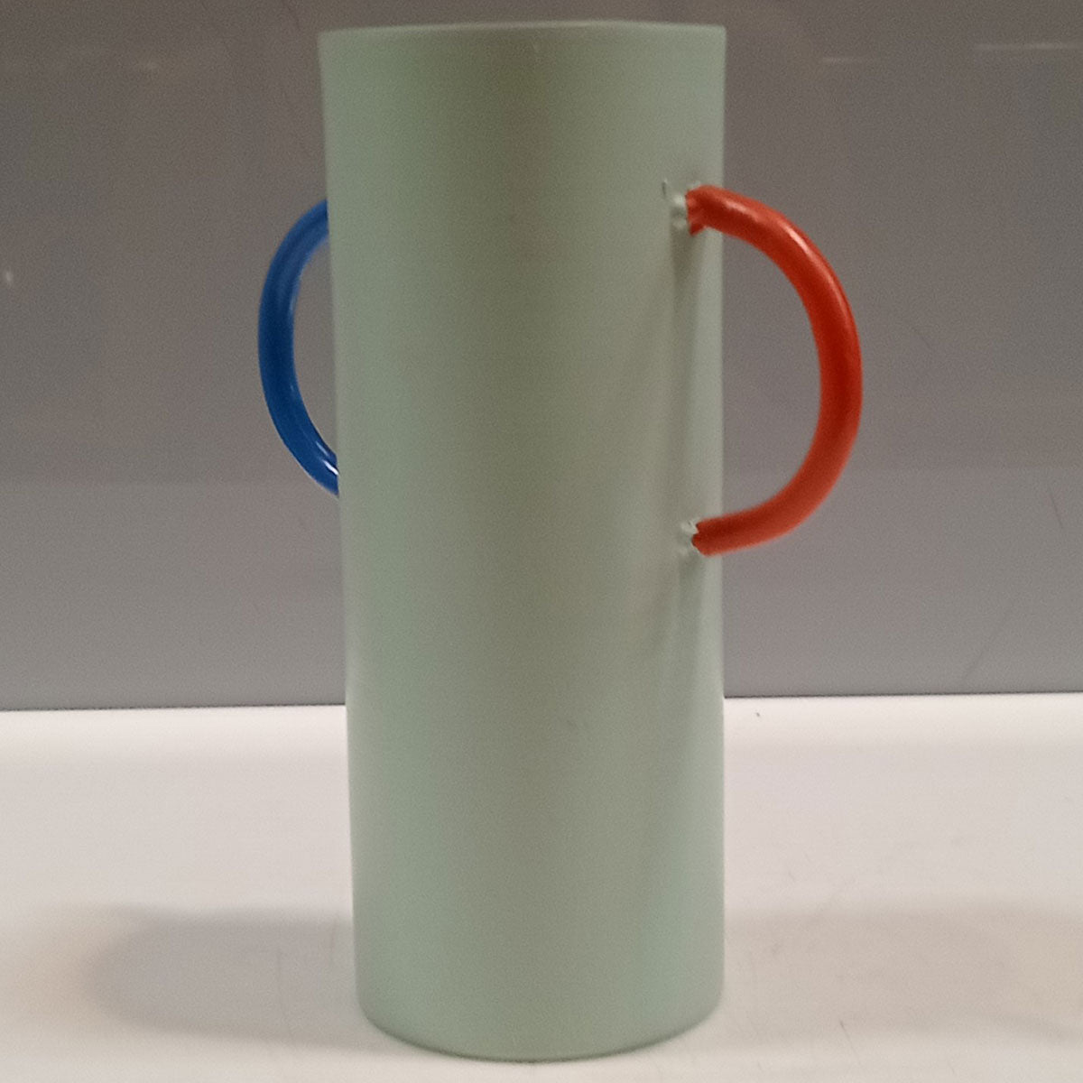 Vaso Decorativo Metal Verde 15x11cm para Arranjos Florais