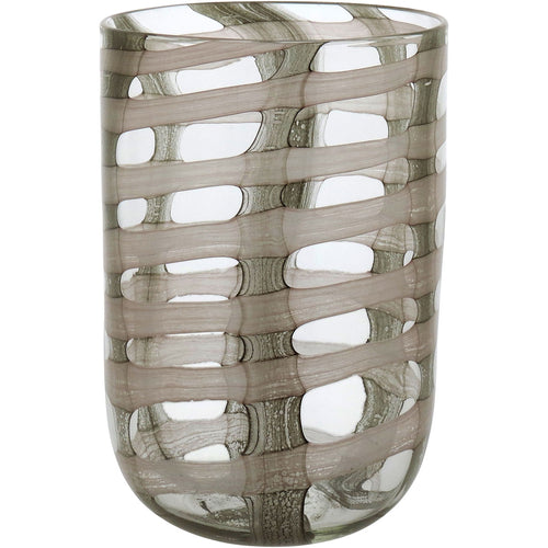 Vaso Vidro 30x20x20cm Verde