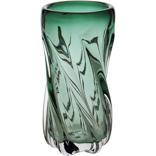 Vaso Vidro 22x10x10cm Verde