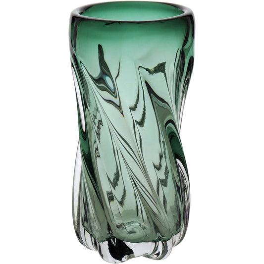 Vaso Vidro 22x10x10cm Verde