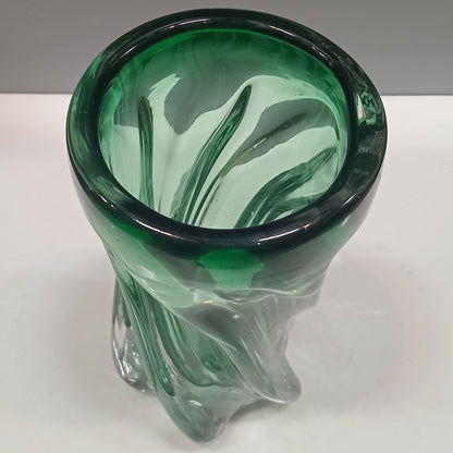Vaso Vidro 22x10x10cm Verde