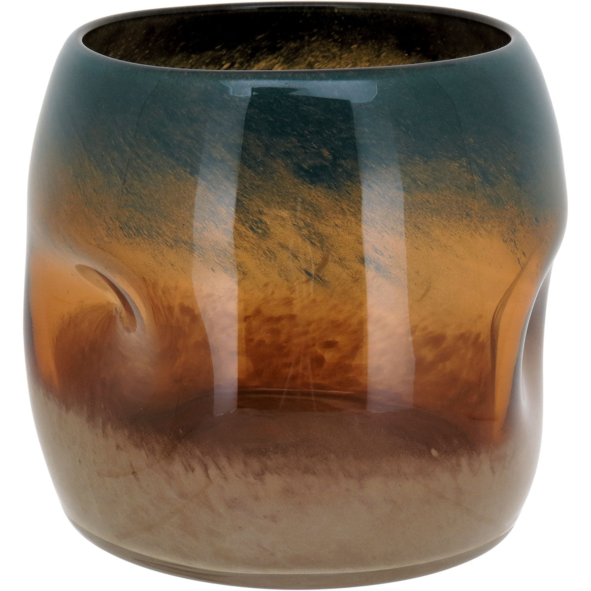 Vaso Vidro 17x18x18cm Color