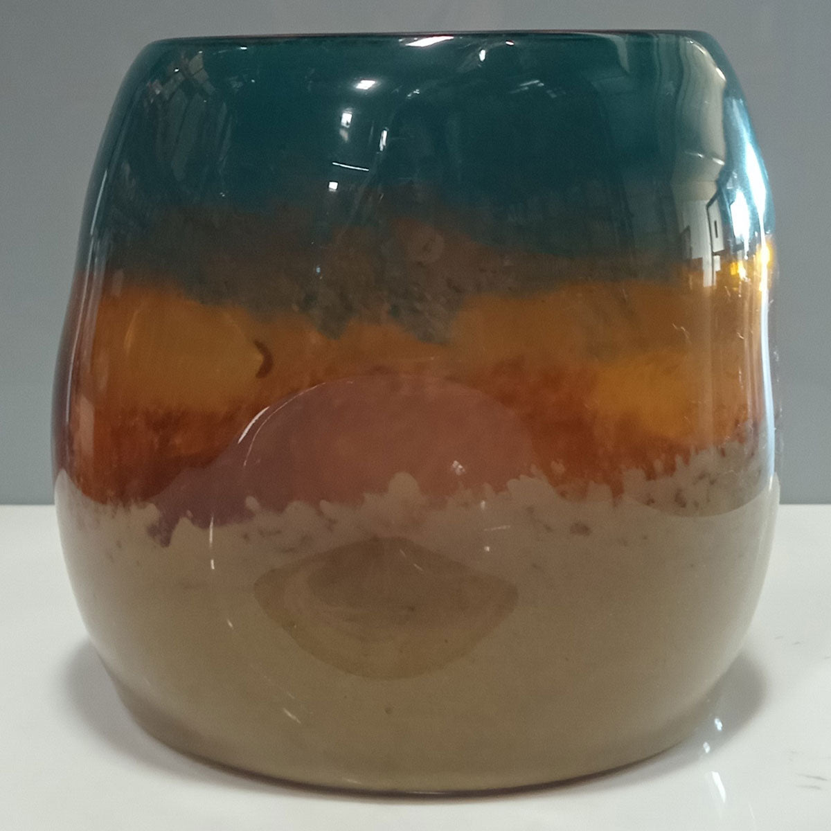 Vaso Vidro 17x18x18cm Color