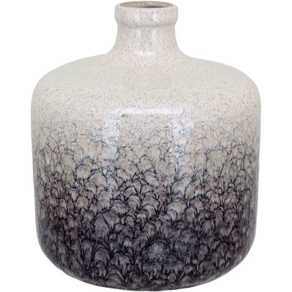 Vaso de Cerâmica Azul 20x17cm Ideal para Flores - Decoração Elegante