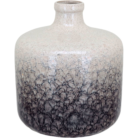 Vaso de Cerâmica Azul 20x17cm Ideal para Flores - Decoração Elegante