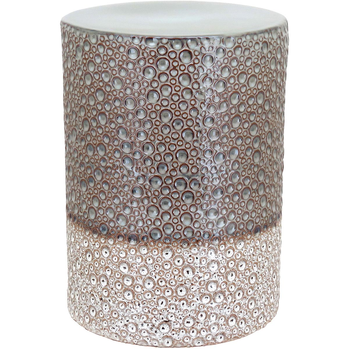 Banqueta Cerâmica Bege 47x34cm Alta Qualidade Decorativa