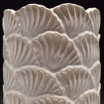 Vaso de Cerâmica Beige 33x15cm para Flores - Elegante e Durável