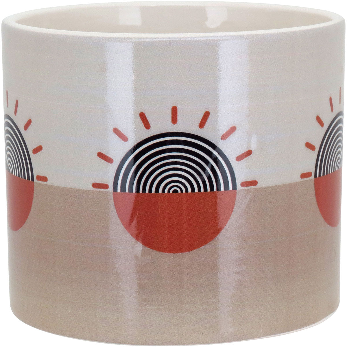 Cachepô Cerâmica Cinza 11x13cm para Plantas - Decoração Elegante