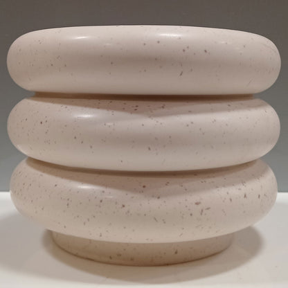 Cachepô Cerâmica Marfim 16x20cm para Plantas - Elegante e Versátil