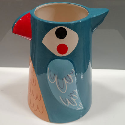 Cachepô Cerâmica Azul 22x19cm Decorativo para Plantas