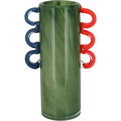 Vaso Vidro 28x16x16cm Verde