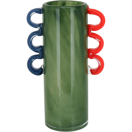 Vaso Vidro 28x16x16cm Verde